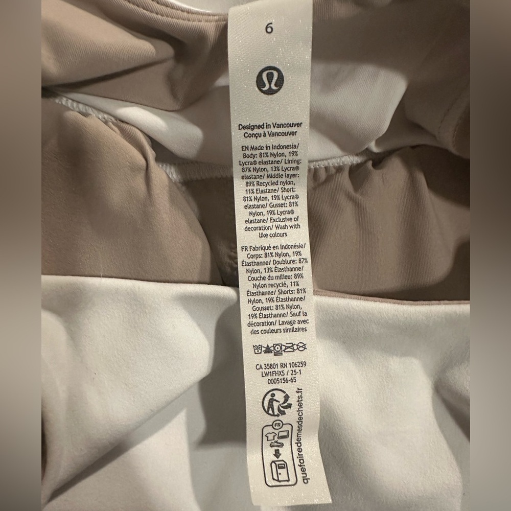 Lululemon 🍋White Align High-Neck Dress A/B Cup NWT Size 6 - Picture 10 of 11